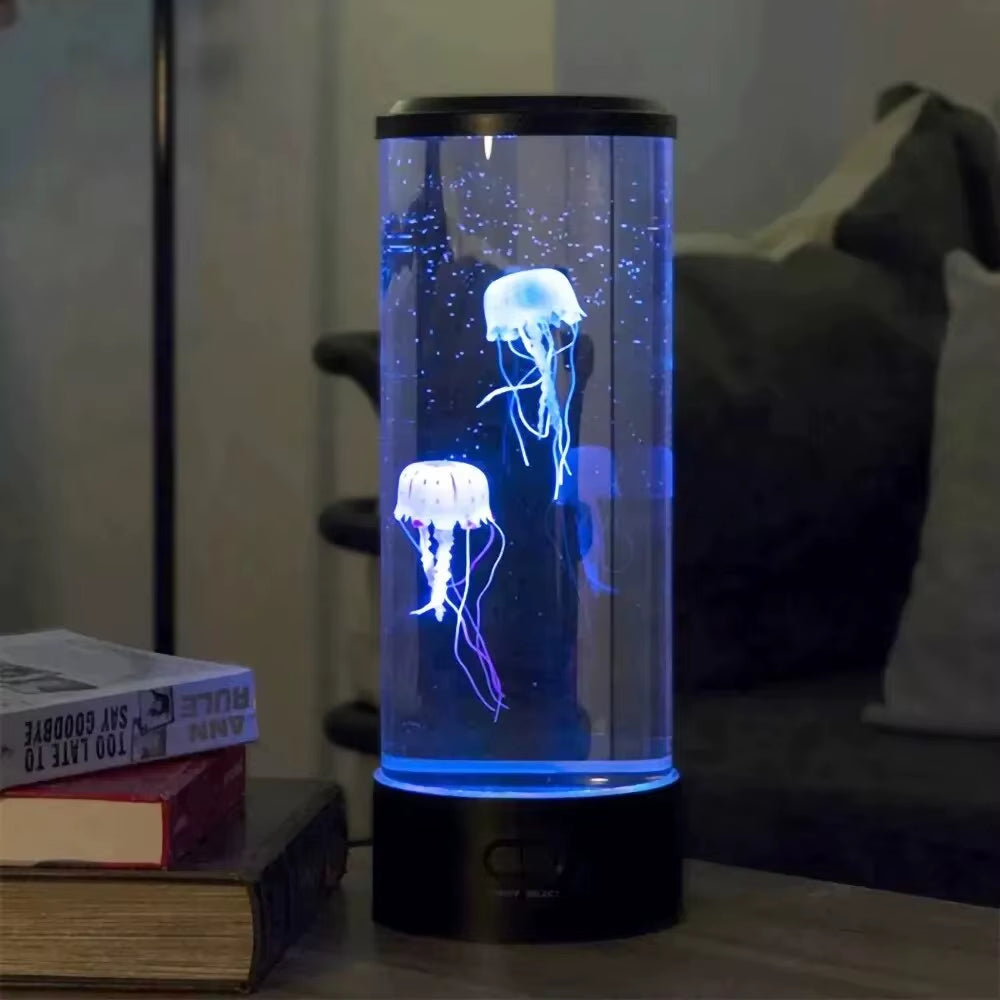 Enchanting Color-Changing Jellyfish Lamp – USB & Battery-Powered Nightlight for Kids