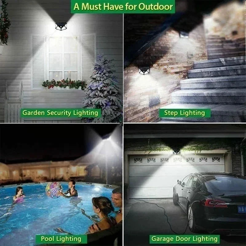 Solar Motion Sensor Street Lights – Outdoor Illumination for Your Garden & Courtyard ☀️💡