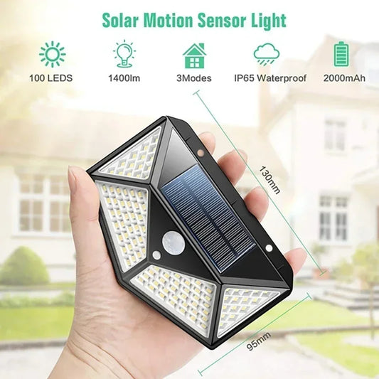 Solar Motion Sensor Street Lights – Outdoor Illumination for Your Garden & Courtyard ☀️💡